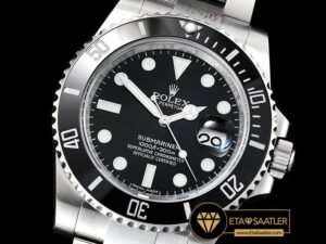 ROLSUB0230A - Submariner 116610 904L SSSS Black V8 Noob SA3135 - 01.jpg